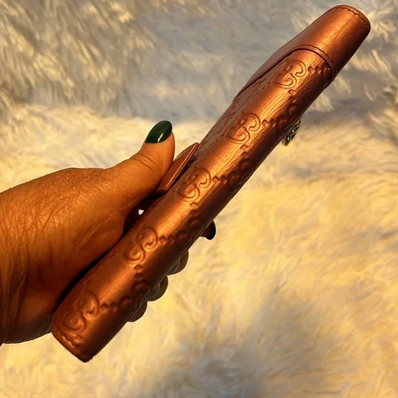 Gucci Ophidia Pink Leather Wallet